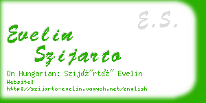 evelin szijarto business card